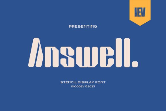 Answell Font: Testing a Bold Stencil Typeface for Branding