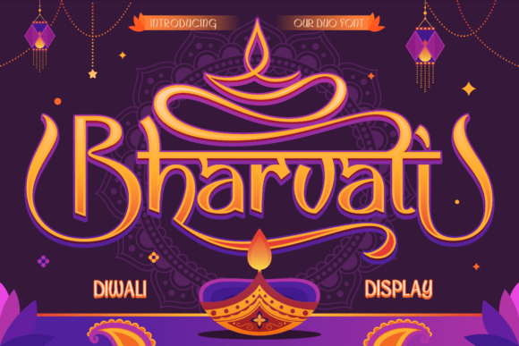Bharvati Regular: A Festive Display Font for Campaigns