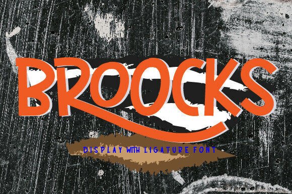 Broocks Font: Bold Display Typography for Web Design