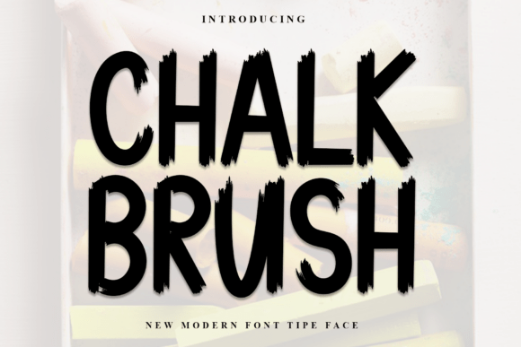 Chalk Brush Font: Warm Typography for Handmade Crafts