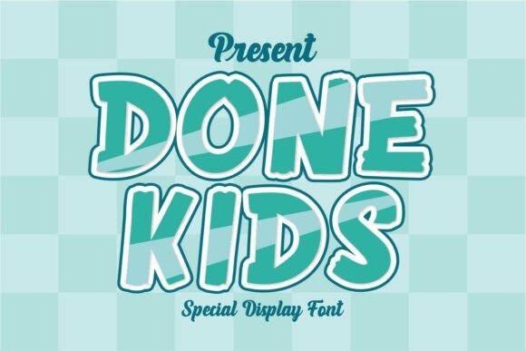 Donekids Regular Font for Playful Editorial Design