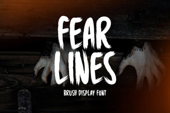 Fear Lines Font: Adding Handcrafted Texture to Brand Identity