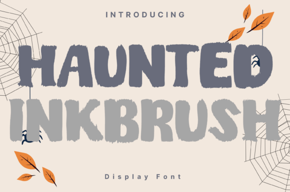 Hauntedinkbrush Font: Bold Branding for Small Business