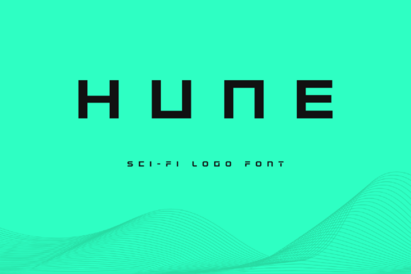 Hune Font: Bold Sci-Fi Typography for Editorial Design