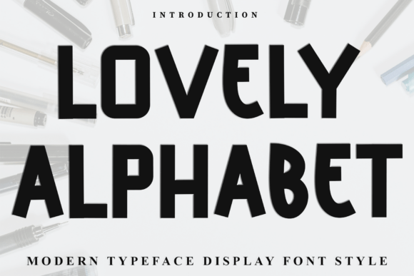 Lovely Alphabet Font: A Modern Typeface for Branding