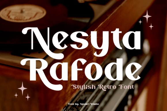 Nesyta Rafode Font: A Stylish Retro Typeface for Brands