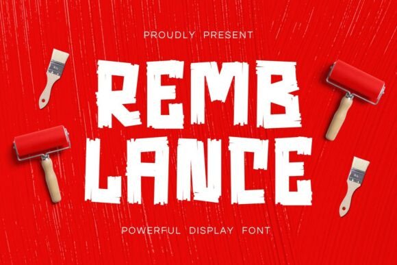 Remblanceregular: A Hand-Painted Font for Editorial Design