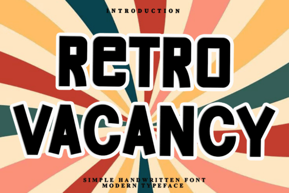 Retro Vacancy Font: Elevating Editorial Design