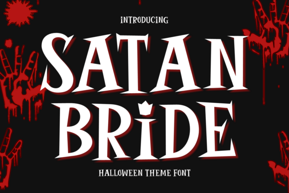 Satan Bride Font: Bold Gothic Display for Campaigns