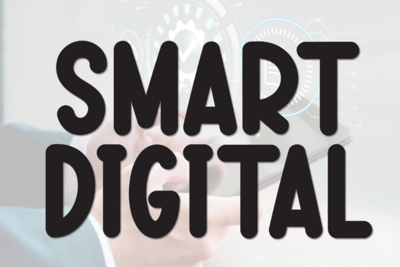 Smart Digital Font: A Relaxed Display Typeface for Editorial Design