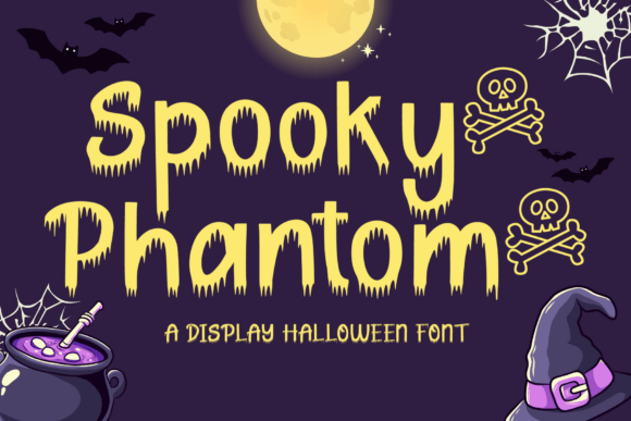 Spooky Phantom Font: Playful Branding for Seasonal Business