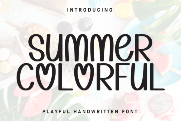 Summer Colorful Font: A Web Designer’s Layout Review