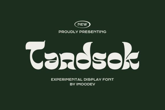 Tandsok Font Review: Psychedelic Display Type for Campaigns