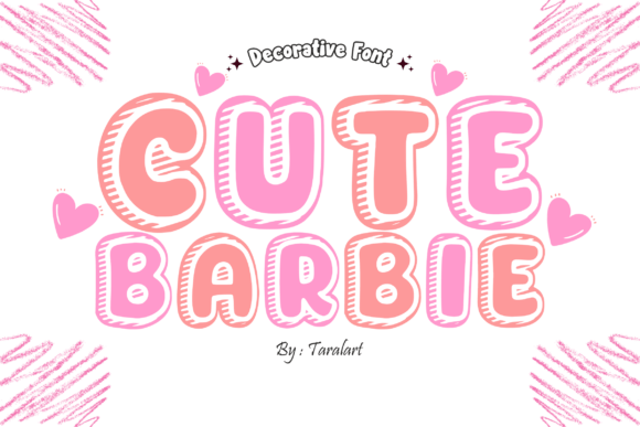 Testing Cutebarbie Regular Font for Playful Branding