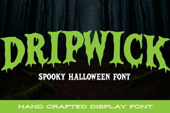 Testing the Dripwick Font in a Real Branding Project