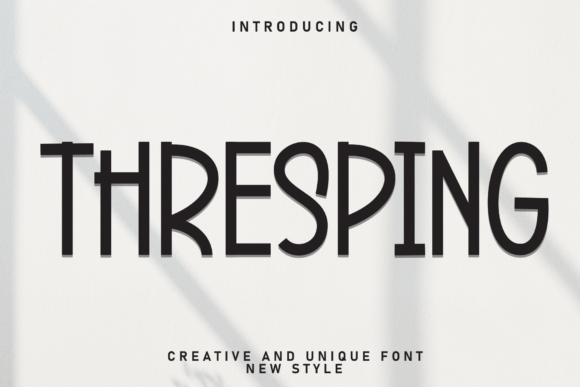 Thresping Font: Adding Warmth to Brand Identity Design