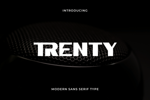 Trenty Font: Bold Sans Serif for Handmade Labels