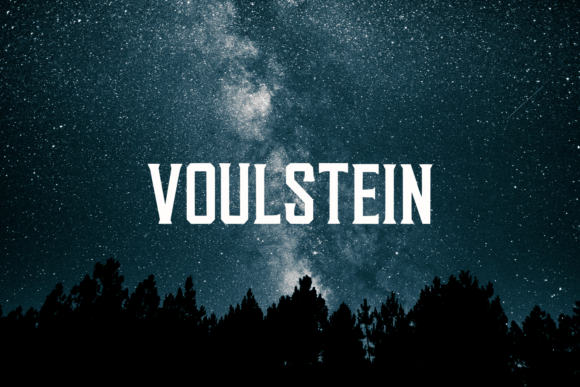 Voulstein Font: Bold Clarity for Editorial Design