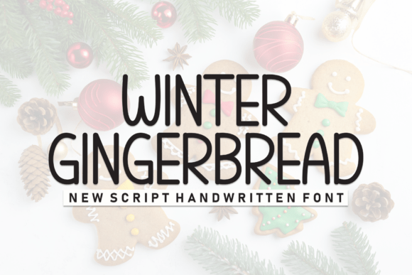 Winter Gingerbread Font: A Warm Display Typeface for Branding