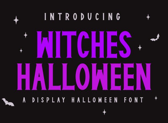 Witcheshalloween Font for Spooky Editorial Design